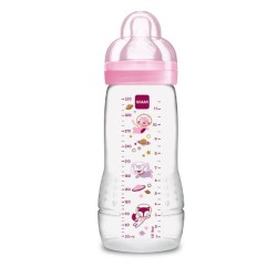 Mam Baby Bottle - Pink - 2°, Age +6 months - 330 ml Mam
