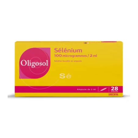 Oligosol Selenium - Muscle and Skin Conditions - Se100ug/2ml - 28 Drinking Ampoules