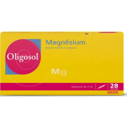 Magnesium OLIGOSOL - Oligosol Mg Magnesium 104.4ug - 28 Ampoules Buvables