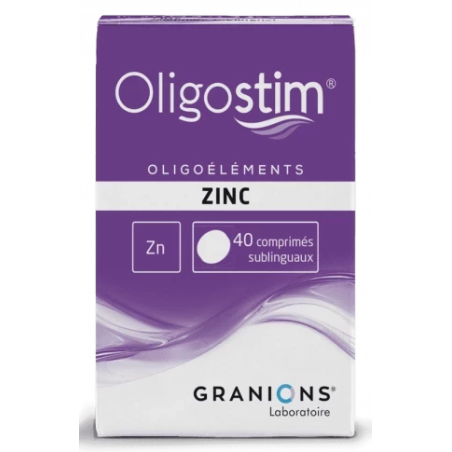 Oligostim - Zinc - Granions - 40 Comprimés Sublinguaux