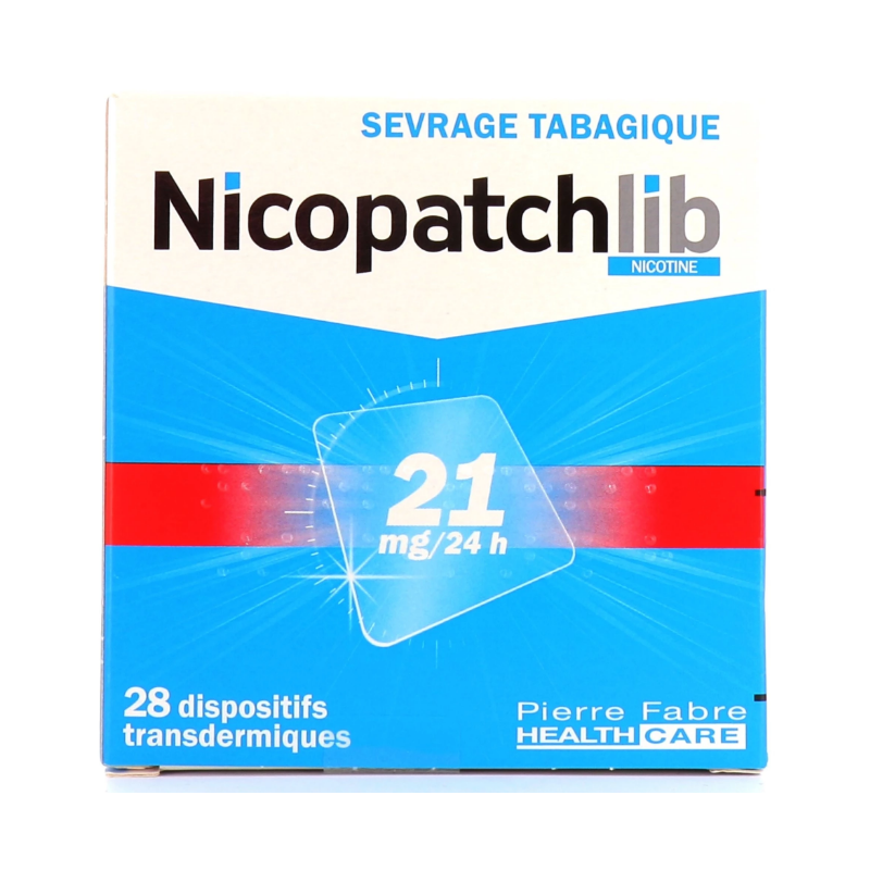 Nicopatchlib 21mg/24h - Smoking Cessation - 28 transdermal devices