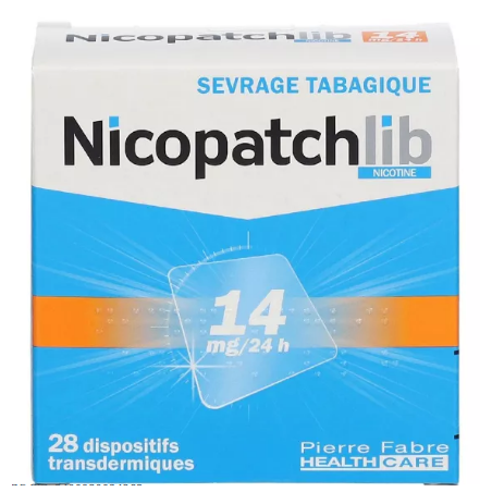 Nicopatchlib 14mg/24h - Smoking Cessation - 28 transdermal devices