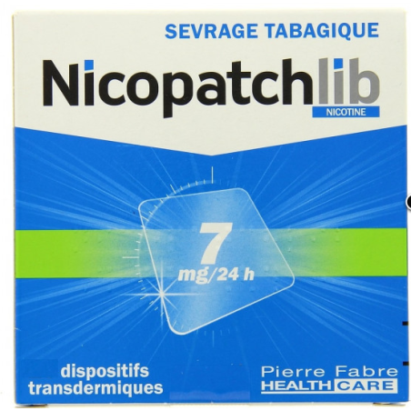 Nicopatchlib 7mg/24h - Sevrage Tabagique - 7 dispositifs transdermiques