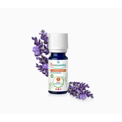 Organic Spiked Lavender Essential Oil, Puressentiel, 10 ml