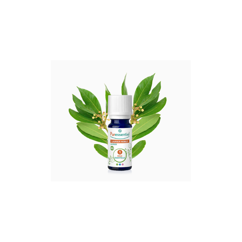 Organic Noble Laurel Essential Oil, Puressentiel, 5 ml
