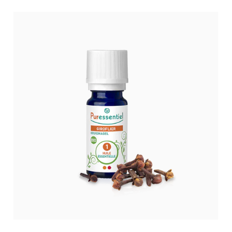 Organic Clove Essential Oil, Puressentiel, 5ml
