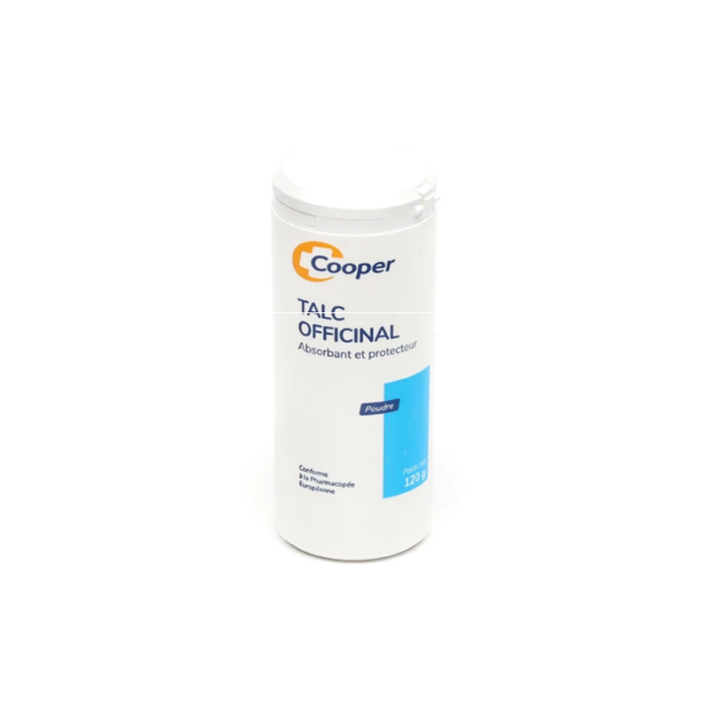 Talc Officinal - Absorbant & Protecteur - Cooper - 120g