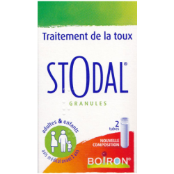 Stodal Granules - Cough Treatment - Boiron - 2 Tubes of 4g