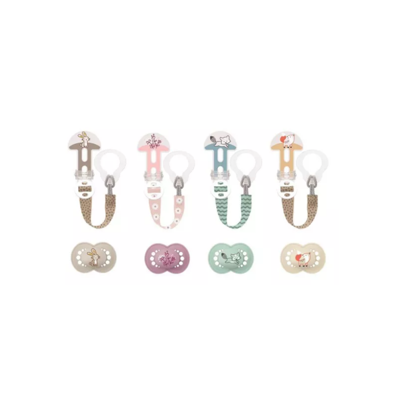 Pacifier & Pacifier Clip - 18+ Months - MAM - n°80