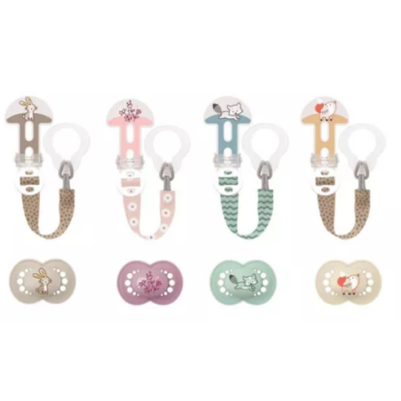 Pacifier & Pacifier Clip - 18+ Months - MAM - n°80