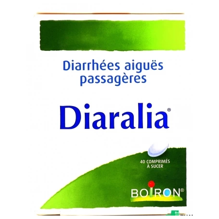 Diaralia - Diarrhées Aiguës Passagère - Boiron - 40 comprimés à sucer