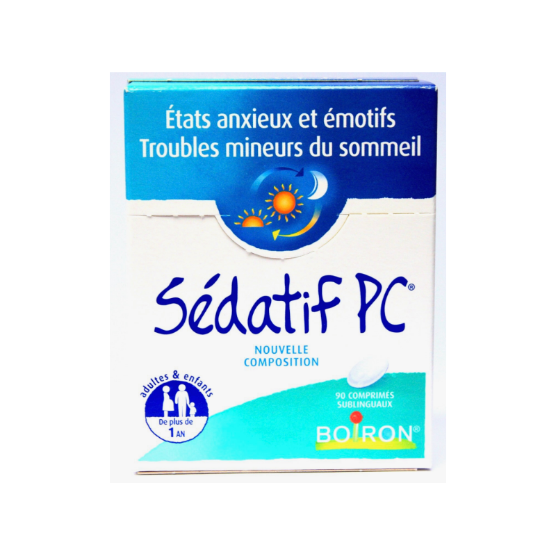 Sédatif PC - Etats Anxieux, Emotifs, Troubles Du Sommeil - Boiron - 90 Comprimés Sublinguaux