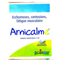 Arnicalme - Bleus, Coups, Fatigue Musculaire - Boiron - 40 Comprimés Orodispersibles