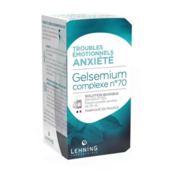  Gelsemium - Complex n°70 - Anxiety Hyperemotionality - Lehning - 30 ml Lehning