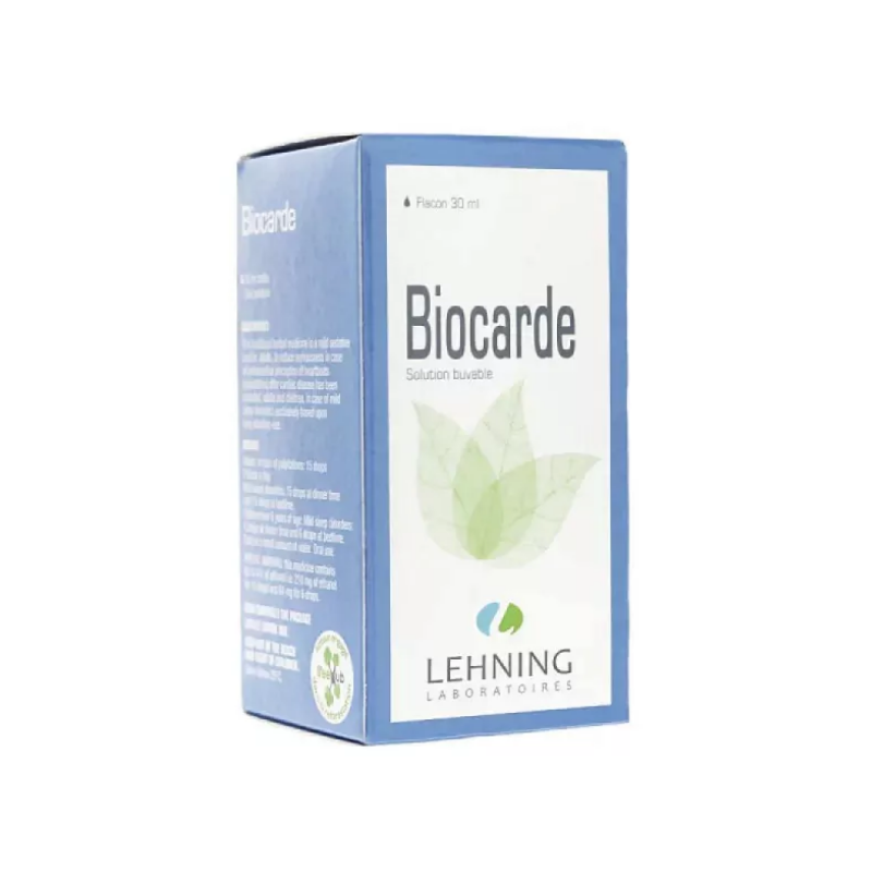 Biocarde - Troubles Cardiaques Temporaires - Lehning - 30ml