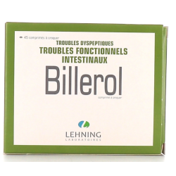 Billerol - Troubles Fonctionnels Intestinaux - Lehning - 45 comprimés à croquer