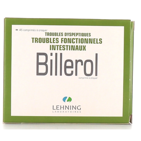 Billerol - Intestinal Functional Disorders - Lehning - 45 chewable tablets