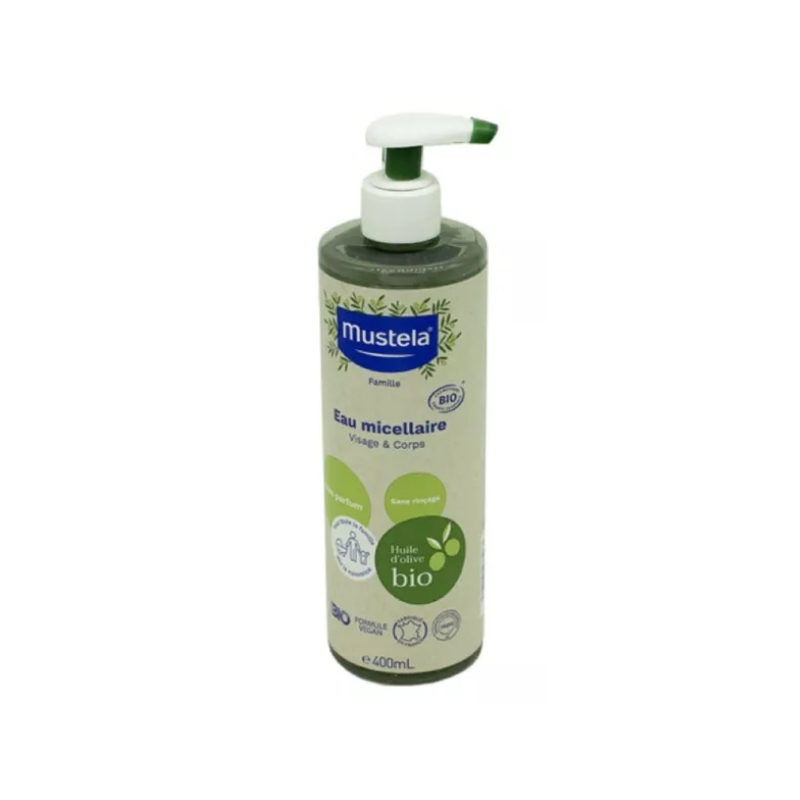  Micellar Water - Organic - Fragrance Free - Mustela - 400ml Mustela