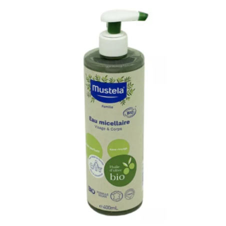 Eau Micellaire - Bio - Sans Parfum - Mustela - 400ml