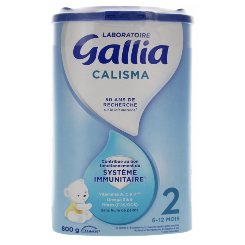 Calisma Milk - 2nd Age - 6-12 Months - Gallia - 800g