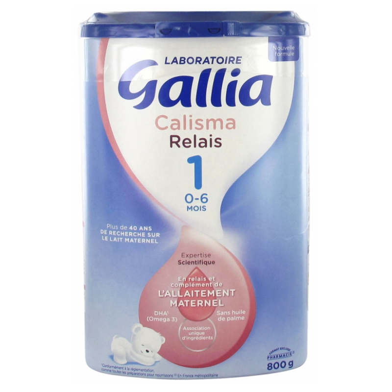 Lait Calisma - Relais Allaitement -1er Age - 0 à 6 Mois - 800g