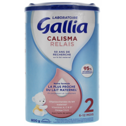 Lait Calisma - Relais Allaitement - 2e Age - 6 Mois A 1 An - 800g