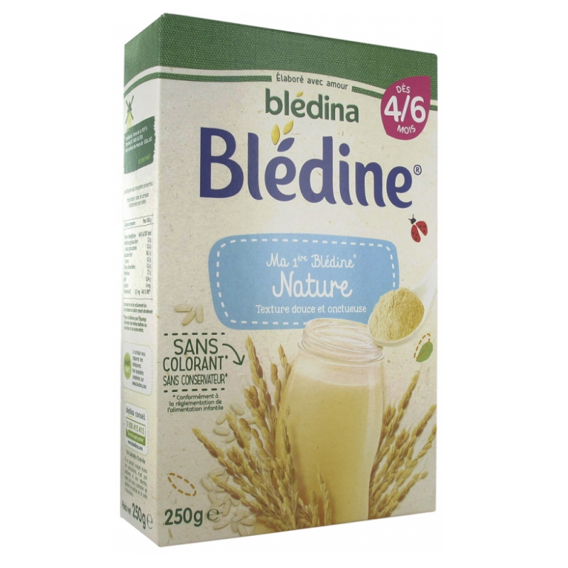 Ma 1ere Blédine - Gluten-Free Plain Infant Cereals - From 4/6 Months - Bledina - 250g