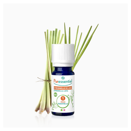 Huile Essentielle Citronnelle De Java Bio, Puressentiel 10 ml