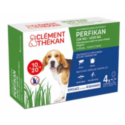 Perfikan - Antiparasitaires Externe - Chiens de 10 à 20 kg - Clément Thékan - 4 pipettes