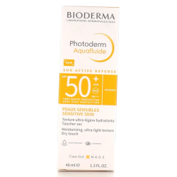 Photoderm Aquafluide - Peaux Sensibles - Texture Ultra-légère - Bioderma - 40 ml