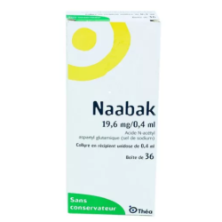 Naabac 19.6 mg/0.4 ml - Anti-allergic eye drops - 36 single doses