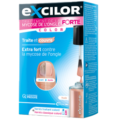 Traitement Mycose de l'Ongle Forte - Traite & Couvre - Excilor - 30 ml & 8 ml