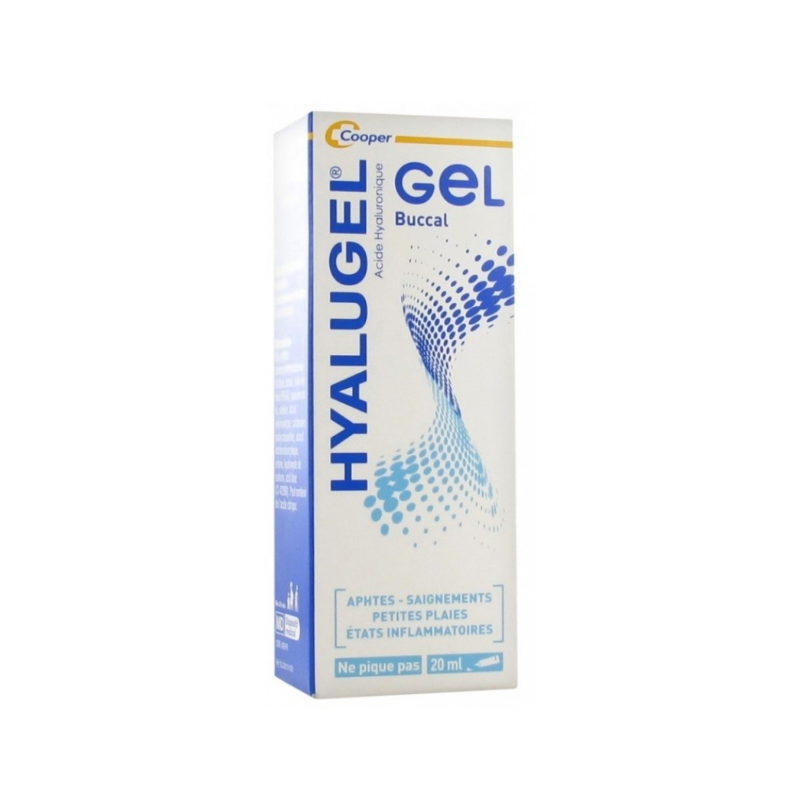 Buccal Gel - Mouth ulcers, bleeding, wounds - Hyalugel - 20 ml
