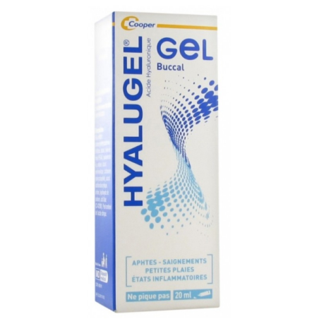 Buccal Gel - Mouth ulcers, bleeding, wounds - Hyalugel - 20 ml