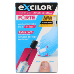 Nail Mycosis Treatment - Extra Strong - Excilor - 30ml + Free Nail Clipper