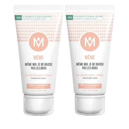 Le Déodorant Crème - Peaux Sensibles - Même - Lot De 2 X 50 ml