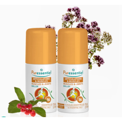 Joints and Muscles Roller With 14 Essential Oils, Puressentiel 2 x 75ml Puressentiel