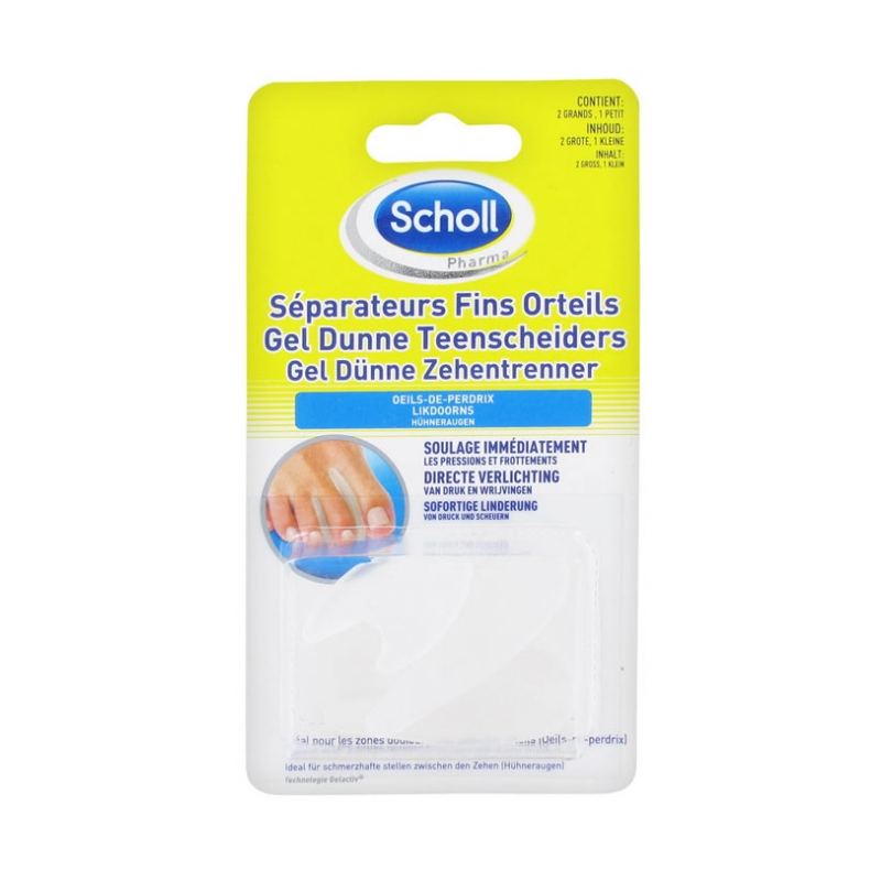 Fine Gel Separators - Pressure & Friction Relief - Scholl - 3 Separators