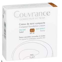 Compact Foundation Cream - Matte Finish Sun - 5.0 - Coverage - 10 g