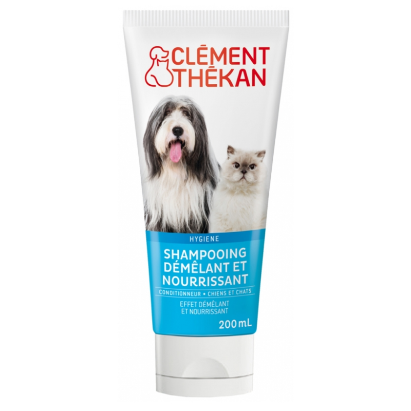 Shampooing Démêlant Conditionneur - Chiens et Chats - Clément Thékan - 200 ml