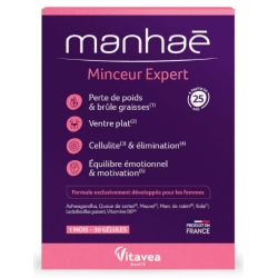 Minceur Expert - Perte de Poids & Brûle Graisses - Manhaé - 30 gélules