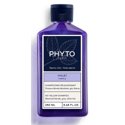 Shampooing Déjaunissant - Cheveux gris, blancs, décolorés - PhytoViolet - 250ml