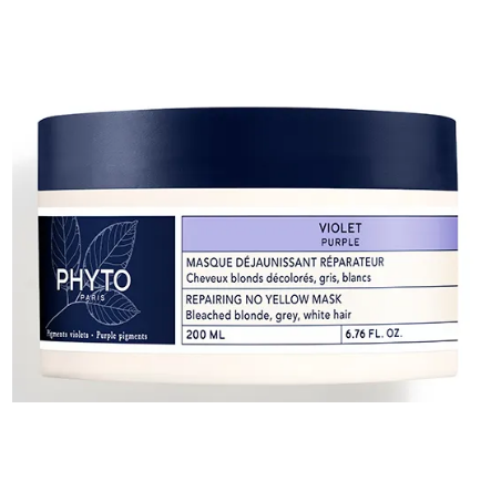 Masque Déjaunissant Réparateur - Cheveux Blonds Décolorés - Phyto -  200 ml
