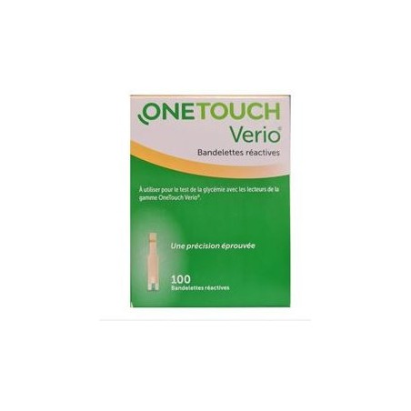  Verio Reactive Strips - Blood Glucose Monitoring - OneTouch Verio - 100 Strips ONETOUCH