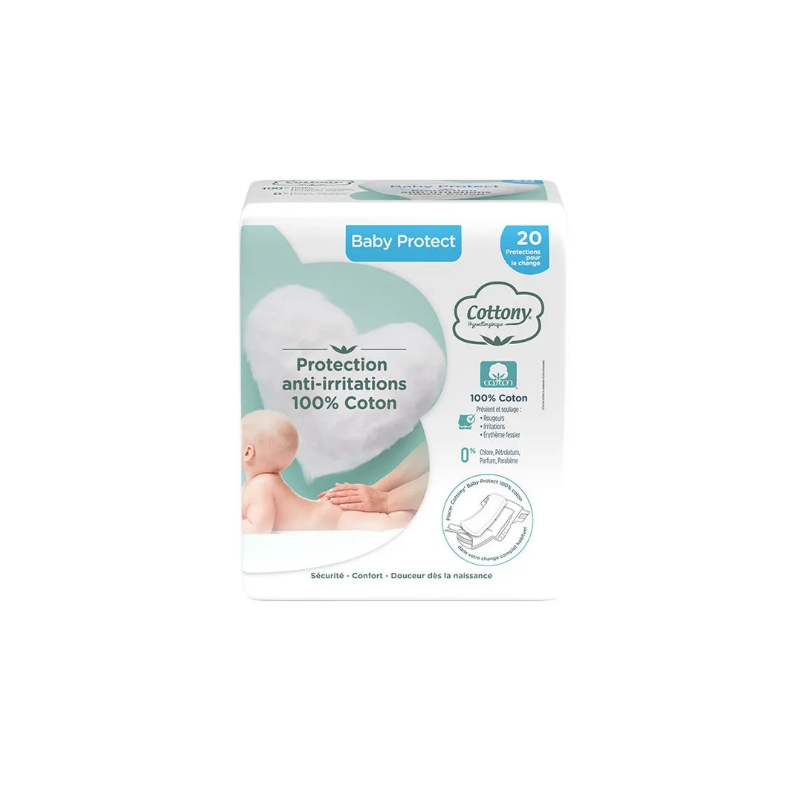  Baby Protect - 20 Protections Pour Le Change - Cottony - Unyque