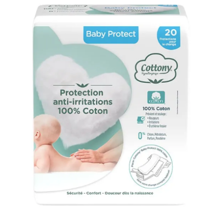  Baby Protect - 20 Protections Pour Le Change - Cottony - Unyque