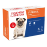 Fiprokil 67 mg For Small Dogs from 2 kg to 10 kg Flea and Tick Infestation, Clement Thékan, 4 Pipettes of 0.67 ml