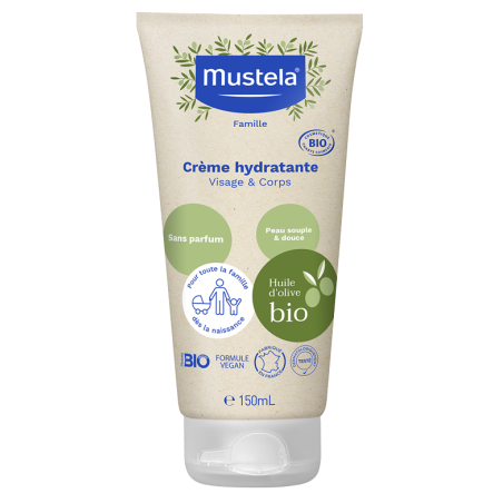 Crème Hydratante - Bio - Sans Parfum - Mustela - 150ml