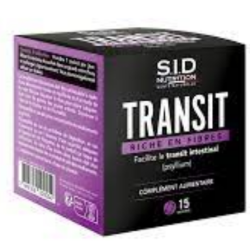 Transit - Rich in Fibre - Facilitates Intestinal Transit - SID.Nutrition - 15 Sachets