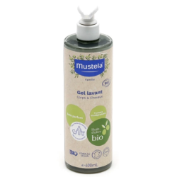 Washing Gel - Organic - Fragrance Free - Mustela - 400ml